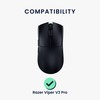 kwmobile Mouse Feet Replacement Compatible with Razer Viper V3 Pro