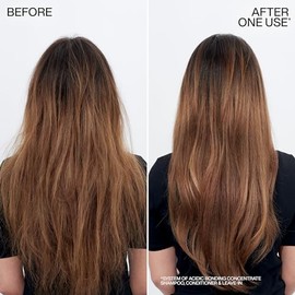 REDKEN- Acondicionador Acidic Bonding Concentrate|Reparador y de anti-quiebre para cabello dañado| Proporciona máxima reparación, acondicionamiento intenso y fuerza|Con ácido cítrico| 300ml
