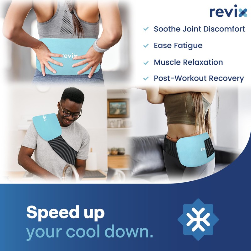 REVIX Gel Ice Packs Reusable 14" x 7" – 2