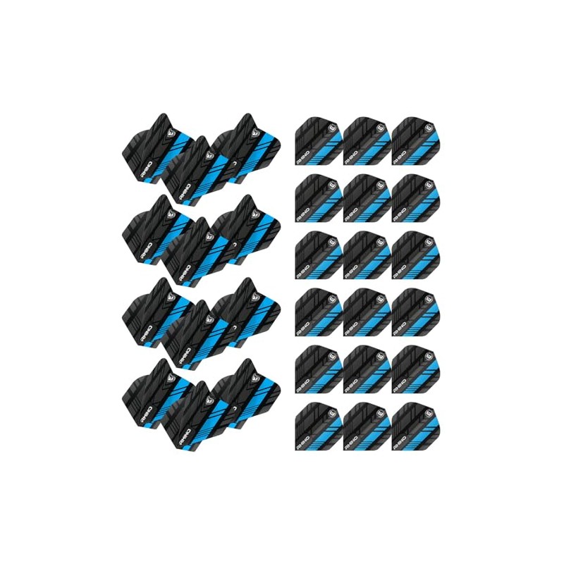 WINMAU Rhino Stripe Design Dart Flights - 10 sets per