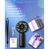 Portable Handheld Fan - Personal Hand Held Turbo Fan, USB-C