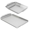 Little Griddle GT-525 Grill Pan and Grill Basket Set, High