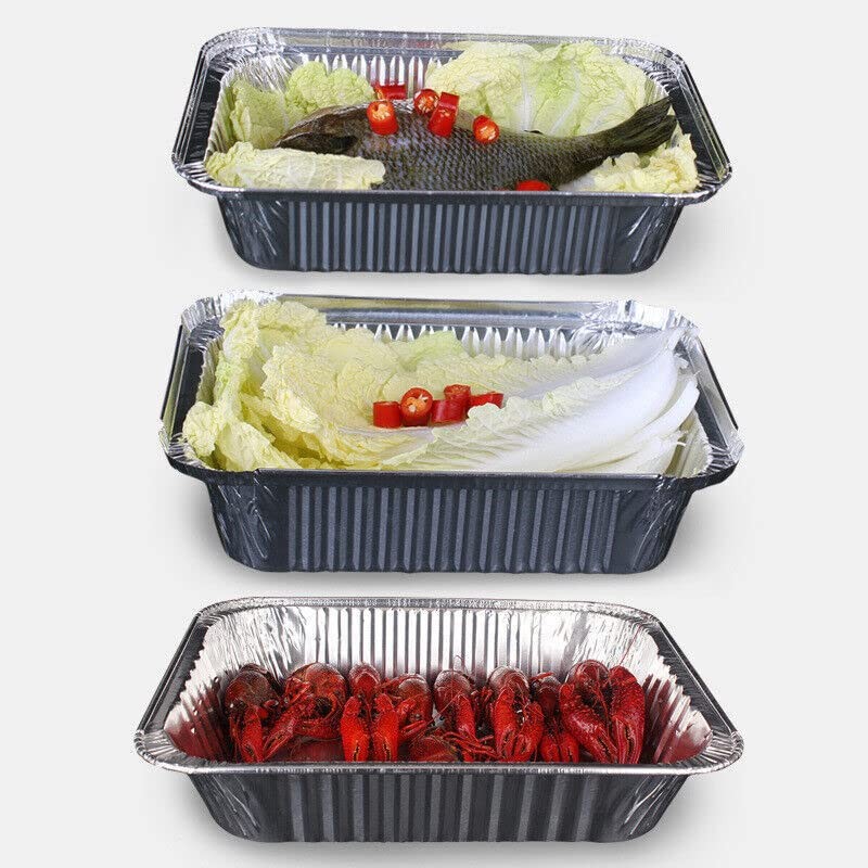 BBQ Aluminium Oven FOIL Trays Food Disposable Container Tray Roasting