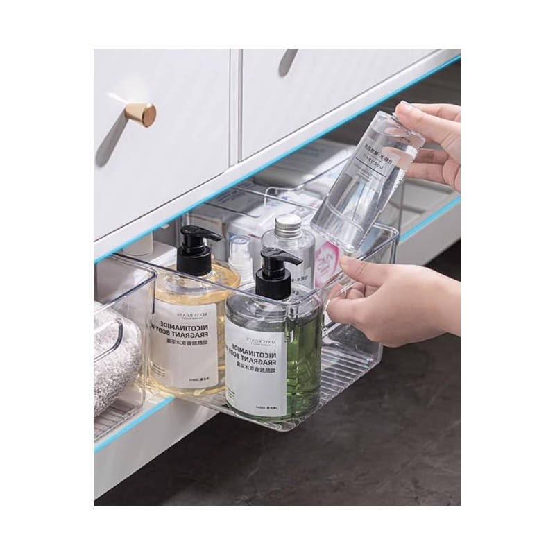 Fridge Organisers, Storage Box, Kitchen Organisers Set Pantry Storage Container