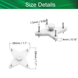 Yinpecly Hardwall Hanger Mount Non-Mark Hook Photo Picture Frame Hanger for Hardware Fasteners Concrete Hooks Wall Wallpaper Walls Wooden Doors White Tone 50pcs