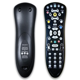 Universal TV Remote Control, Wide Compatibility, Replacement Remote for U-Verse S10 Receiver, Smart TVs, and More, Easy Setup, Remote Control for Home Entertainment Devices