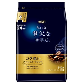 AGF Semi-Luxury Coffee Shop, Regular Coffee, Special Blend, 8.5 oz (240 g) [Coffee Powder]