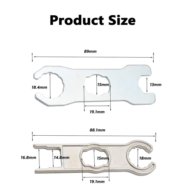 T TAKONE 2 Pieces MC4 Tool, Alloy MC4 Solar Plug