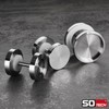 SOTECH Julika Sliding Door Handles Diameter 64 mm Brushed Stainless
