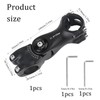 XIAQICA Bicycle Handlebar Stem Adjustable 31.8 mm x 110 mm