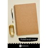 nu: Notebooks - Kraft Range - Manilla Wire Bound A5
