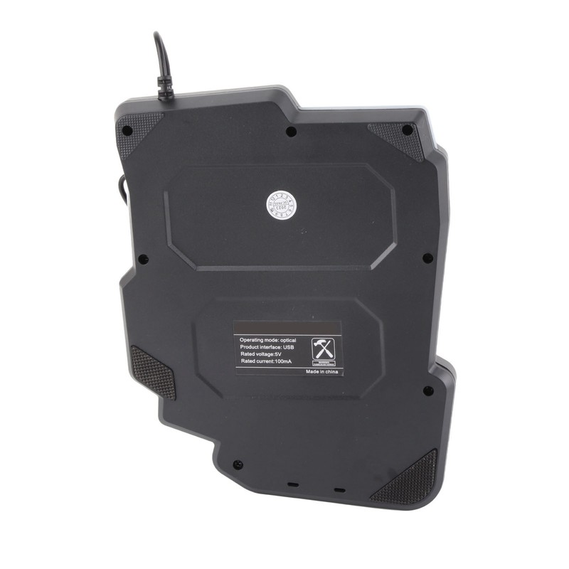 One Handed Gaming Keyboard 35 Keys Waterproof Wide Palm Rest