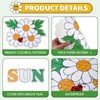 Mooliwe Daisy Flower Bulletin Board Decorations Set, Classroom Bulletin Board