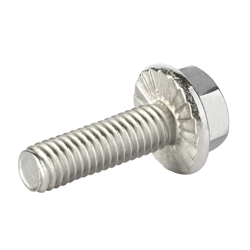Mellewell M6 x 20mm Flanged Hex Head Bolts Flange Hexagon