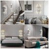 Kaiyuan Modern Plug in Wall Sconce Crystal Wall Sconces Indoor