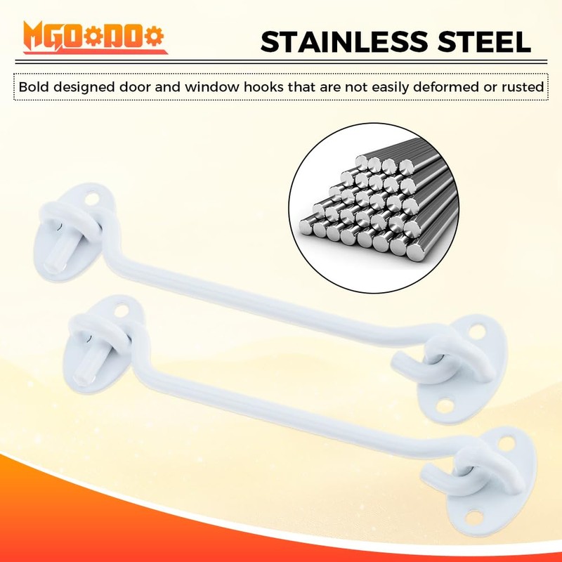 150mm Cabin Hook and Eye Latch Lock Shed Gate Door