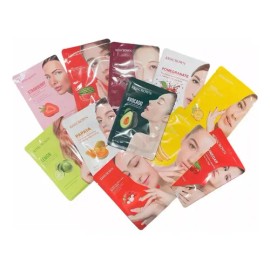20 Mascarillas Faciales Asiáticas Hidratantes Cuidado Piel                                                                                            