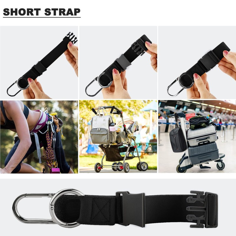 Convenient Coat Fastening Belt for Travel, Elastic Velcro Jacket Gripper