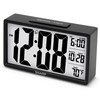 SHARP Alarm Clock with Easy to Read 2.8” Jumbo Screen