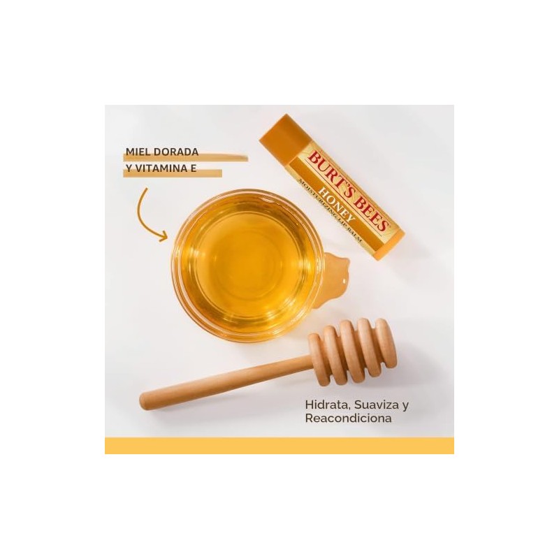 Burt's Bees Bálsamo Labial Hidratante con Miel 0.15 oz –