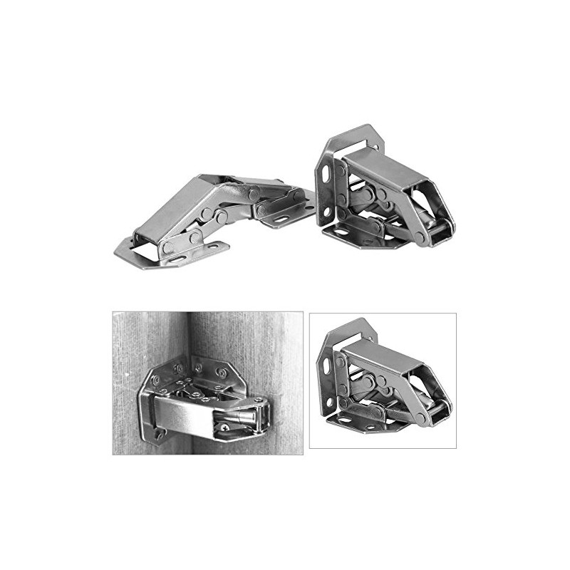 10Pcs Soft Close Cabinet Hinge Furniture Concealed Cupboard Door Hinges