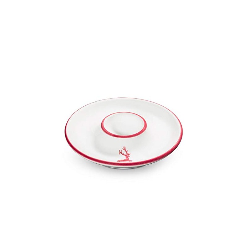 GMUNDNER KERAMIK Egg Cup Smooth Diameter 12 cm Bordeaux Red
