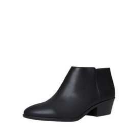 Soda Women's Closed Toe Multi Strap Ankle Bootie (Mug Black Pu, numeric_9)