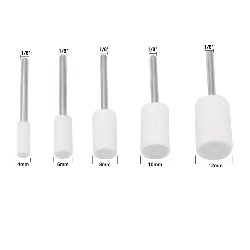 PHYHOO Buffing Wheel Polishing Bits for Dremel Tool Accessories Aluminum