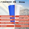 S&S-Shop 10 Plastic Drinking Cups 0.4 L Black Reusable Drinking