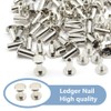 Ruidee 100Pcs/50Set Chicago Screws M5x12mm Book Binding Rivets Screw Posts