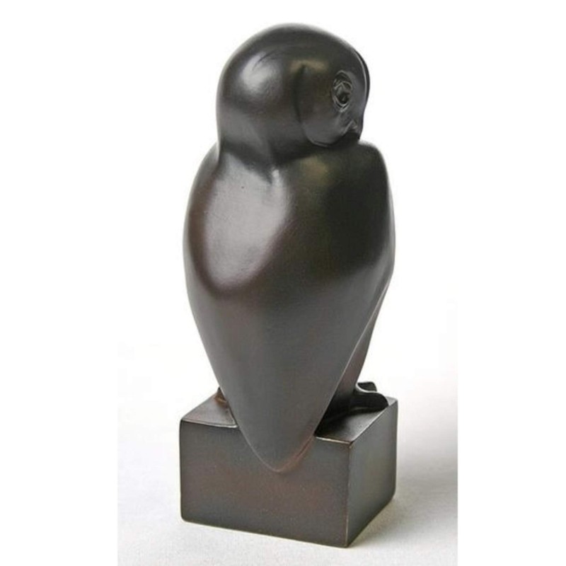 Parastone Pompon Owl Statue – Modern Sculpture Figurine – Museum