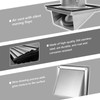 FRESH SPEED 4 Inch Dryer Vent Cover Outside Stainless Steel