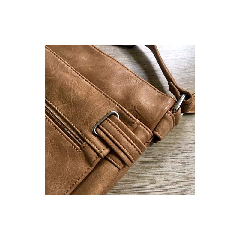 The Accessory Co. Womens Cross Body Bag Messenger Multi Compartment
