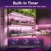 Elaruslux 6 Pack 4FT Plant Grow Light,T8 Pinkish White Full