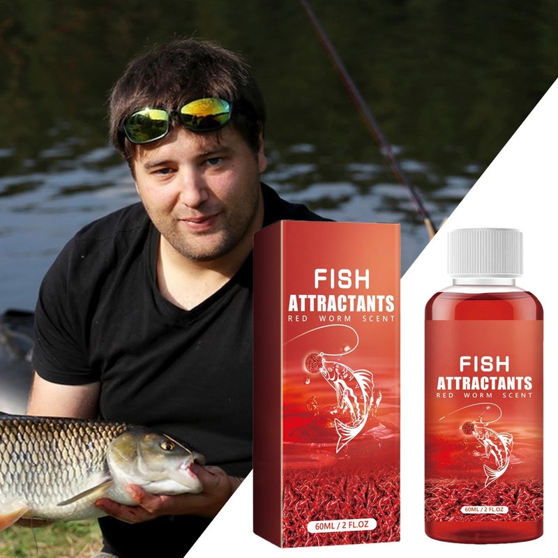 Fish Attractant | 60ml Fish Lure Attraction Enhancer | High-Visibility