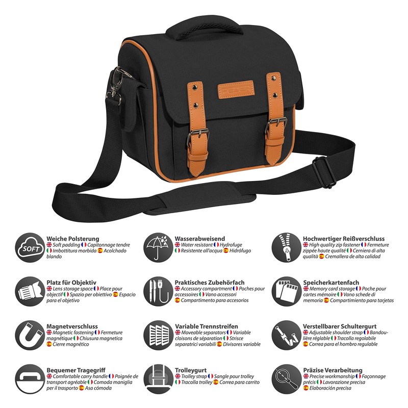 Camera Case for Sony SLT-A58K, Alpha 68 / Canon EOS