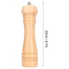 2pcs Wood Salt and Pepper Grinder Adjustable Coarseness Wooden Pepper