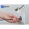 gloca Set of 4 Adattatori A Sbalzo Salvaspazio 10/16A Con