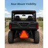 UTV Slow Moving Vehicle Sign Bracket Kit with Reflective SMV