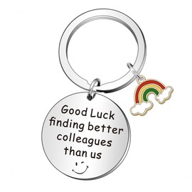 QMVMV Leaving Gifts for Colleagues New Job Gifts for Women Men Good Luck Finding Better Colleagues Than Us Keyring Good Luck Gifts Leaving Presents