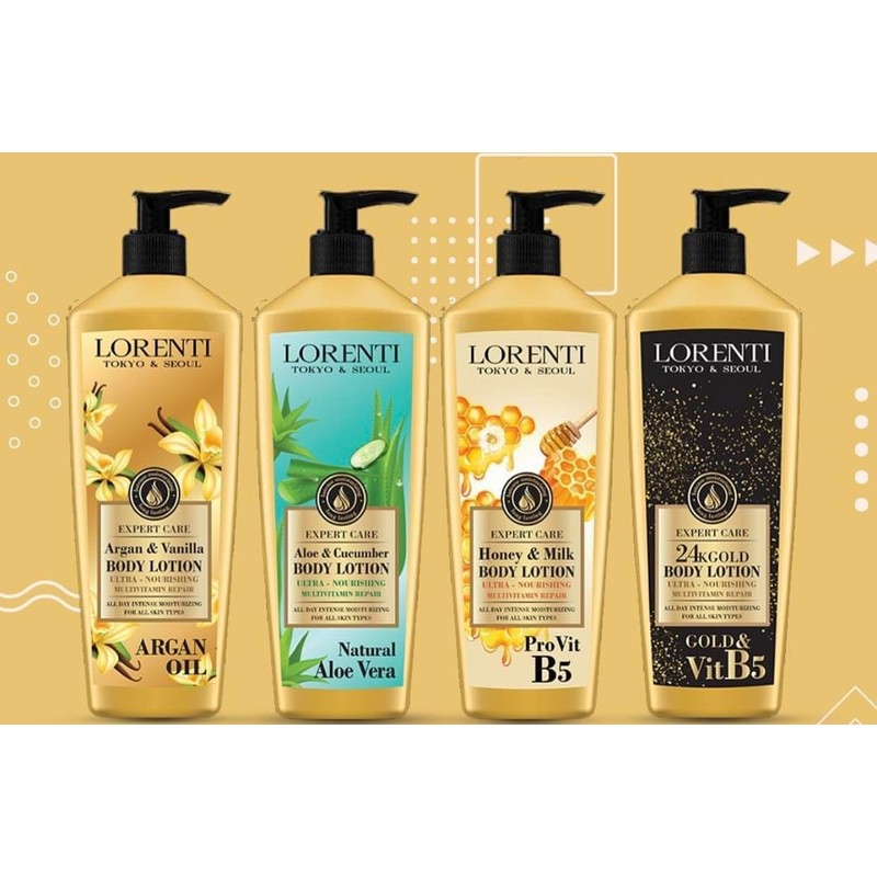 Lorenti Body Cream Lotion | Argan Oil & Vanilla Body