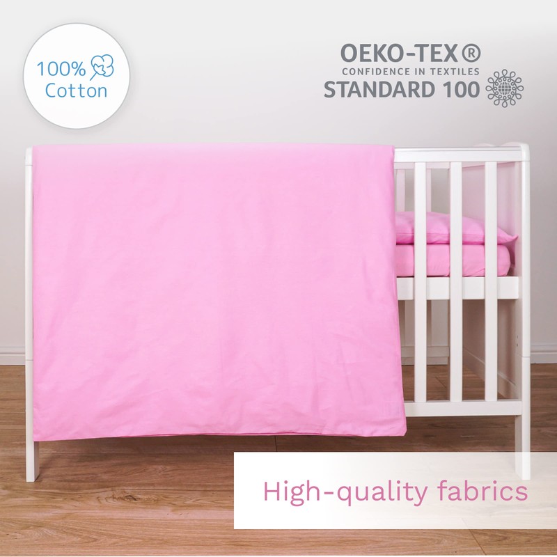 5 Piece Baby Bedding Duvet Pillow with Covers & Jersey