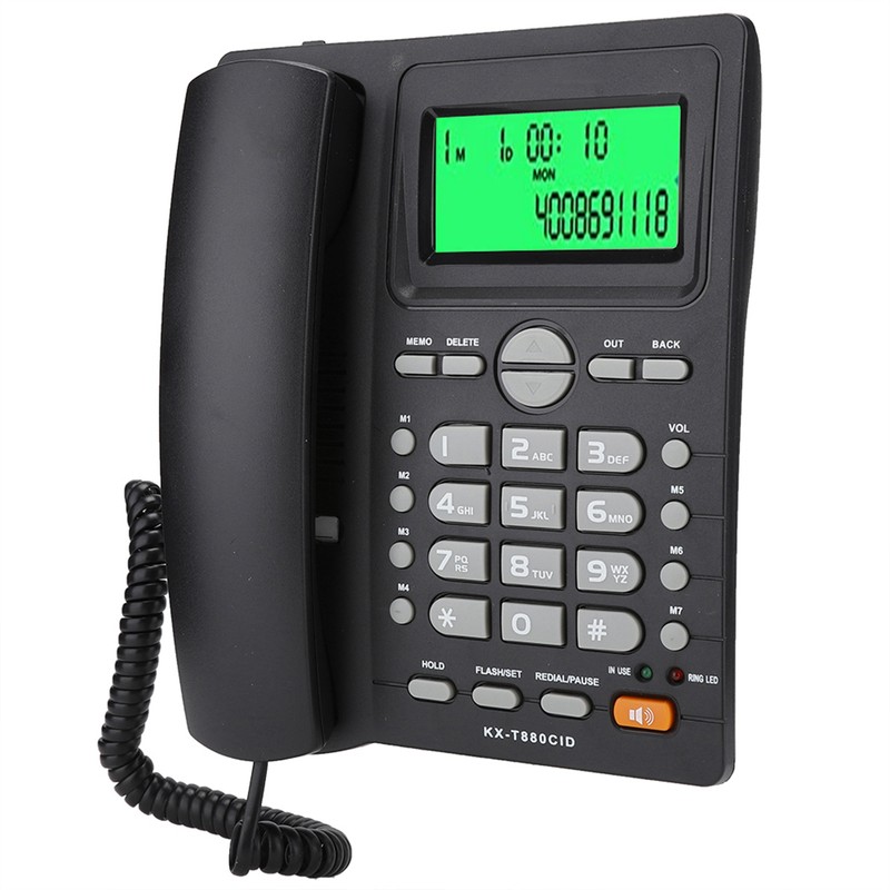 KX T880C Caller ID Display Landline Telephone No Battery Mute