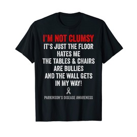 Parkinsons Disease Awareness Clumsy Warrior Survivor T-Shirt