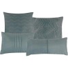 Not Available 7 Piece Grey Waves Striped Soft Bedding Comforter