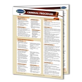 Criminal Procedure Guide - USA - Law - Academic Quick Reference Guide by Permacharts
