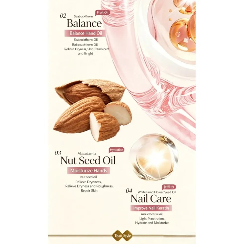 Crema De Manos Hidratante Con Aroma Fino De Almendra