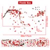 3D Red Plum Blossom Wall Decals Red Flowers Blossom Tree