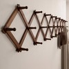 SKOLOO Accordion Wall Hanger, Modern Expandable Coat Rack Wall Mounted,