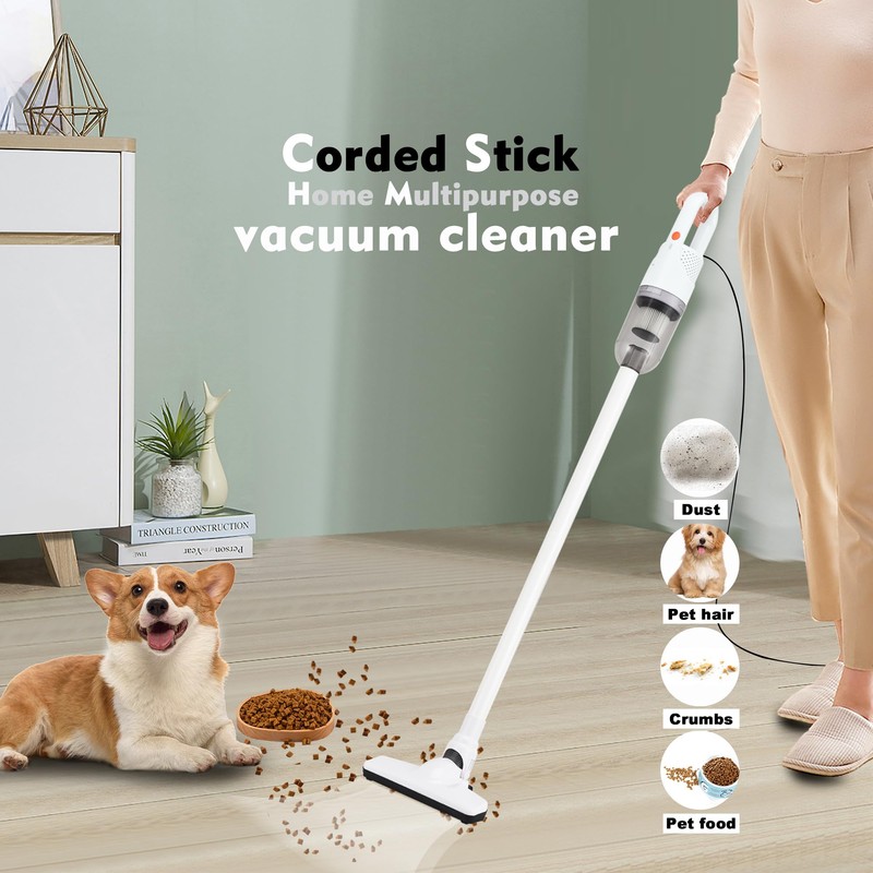 SIPPON 6-in-1 Lightweight Stick Vacuum Cleaner with 100W Powerful Motor,